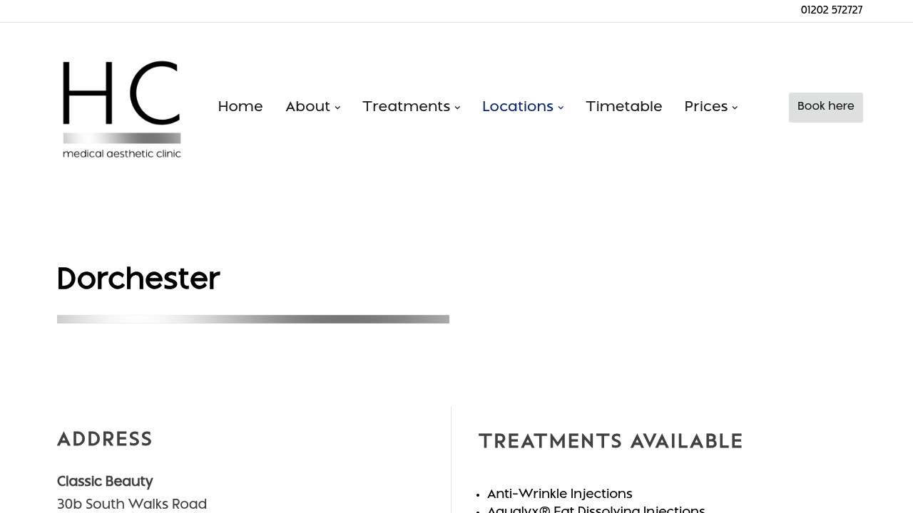Harley Court Aesthetics Dorchester clinic image