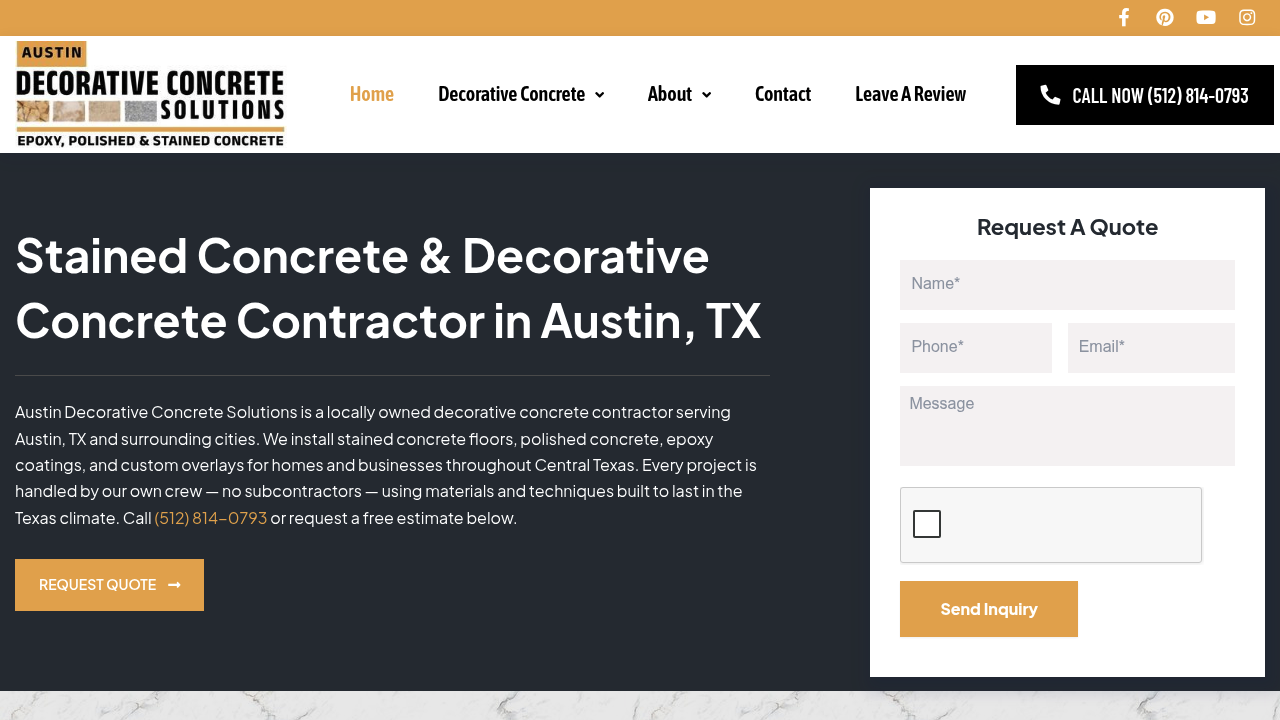 Austin Decorative Concrete Solutions professional concrete services
