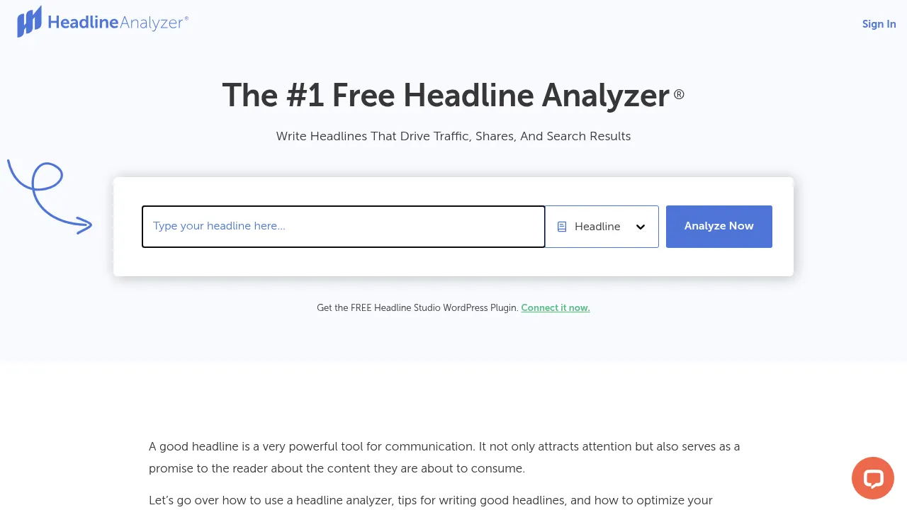 CoSchedule Headline Analyzer