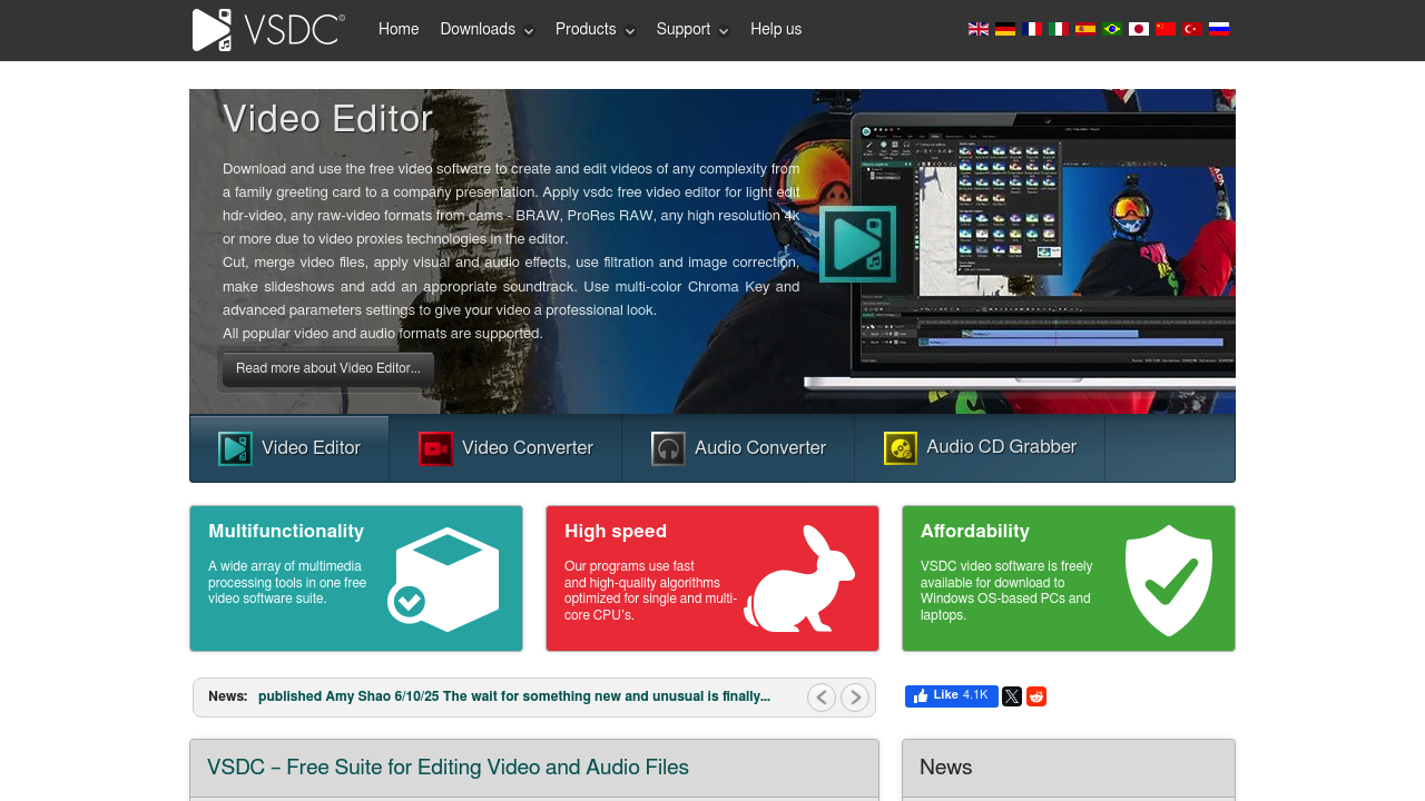 VSDC Free Video Editor