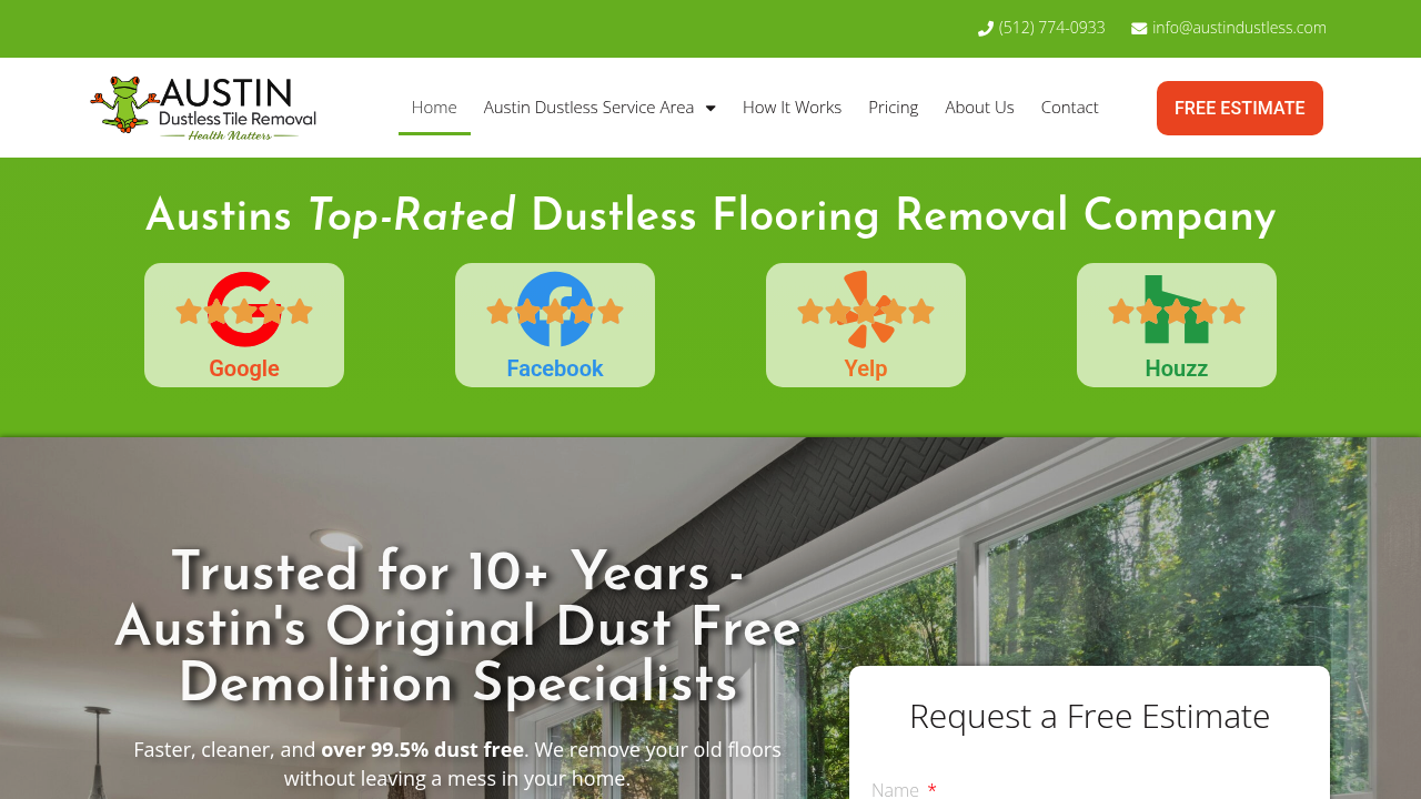 Austin Dustless professional concrete services