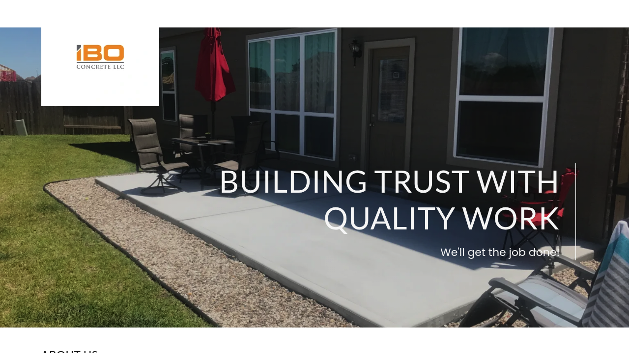 Ibo Concrete professional concrete services