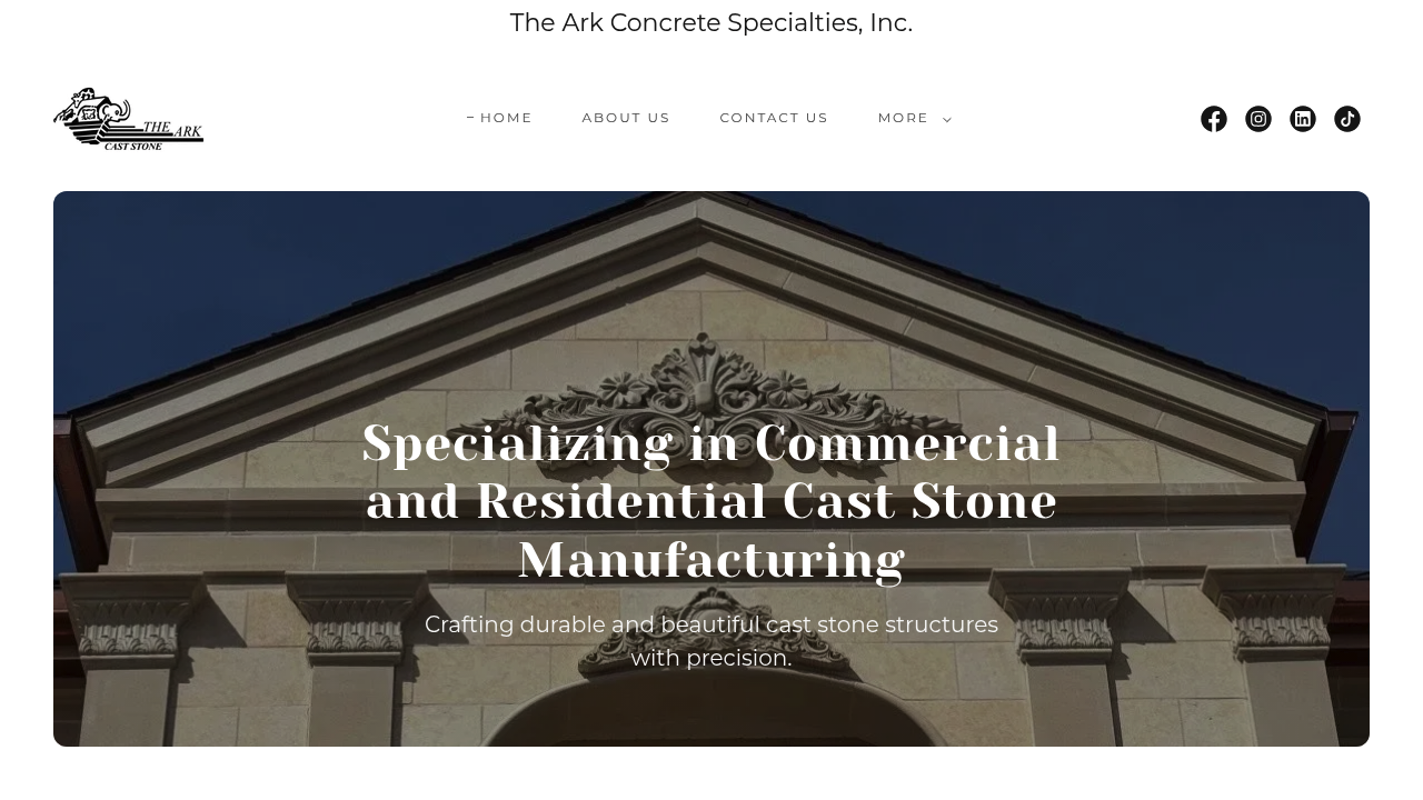Ark-Concrete Specialties professional concrete services