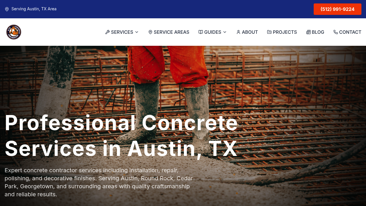 ATX Concrete Contractor professional concrete services