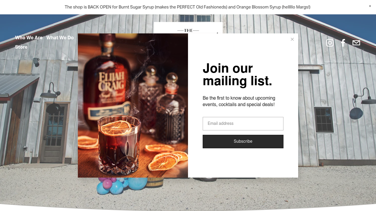 The Old Fashioned Mobile Bar