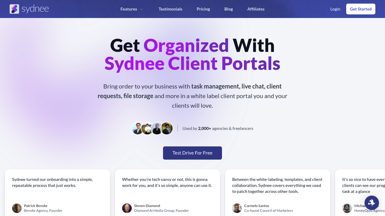 Desktop screenshot of Sydnee