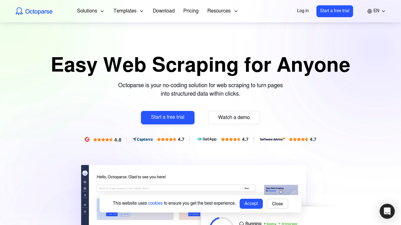 Octoparse | Web Scraping Tool & Free Web Crawlers