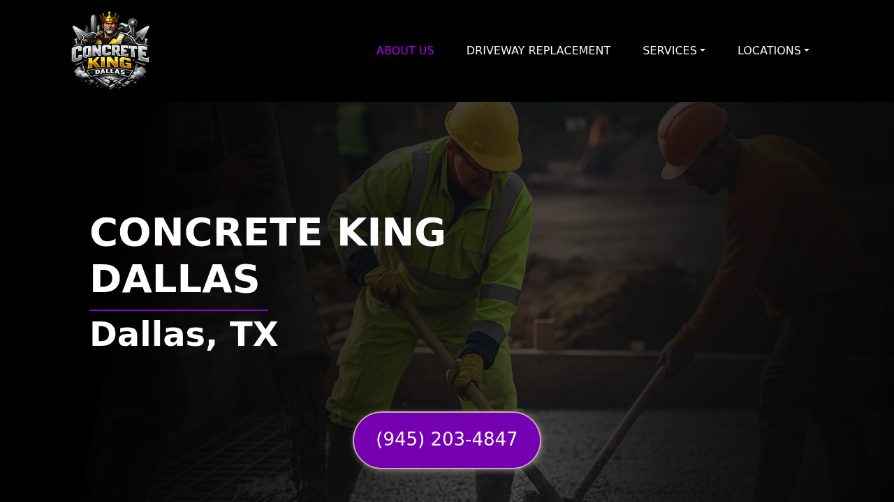 Concrete Contractor King Dallas