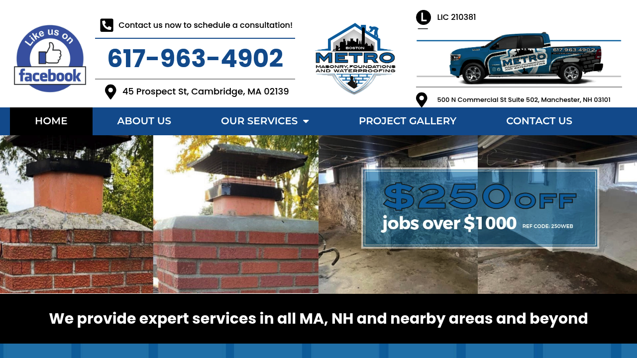 Metro Masonry & foundation professional concrete services
