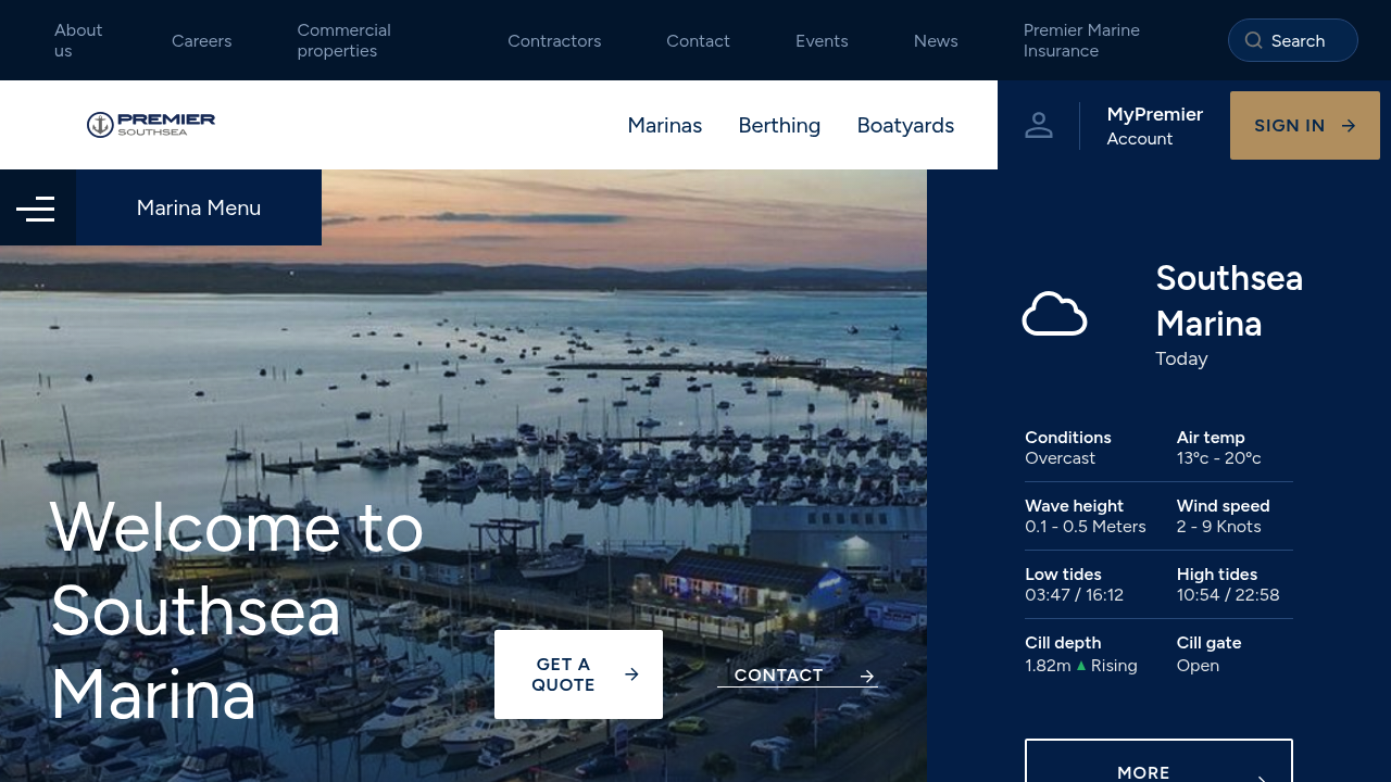 Premier Southsea Marina & Boatyard