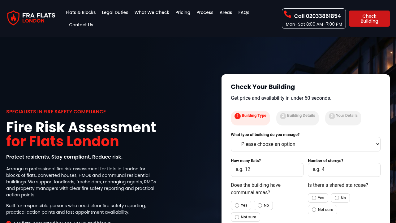 Fire Risk Assessment For Flats