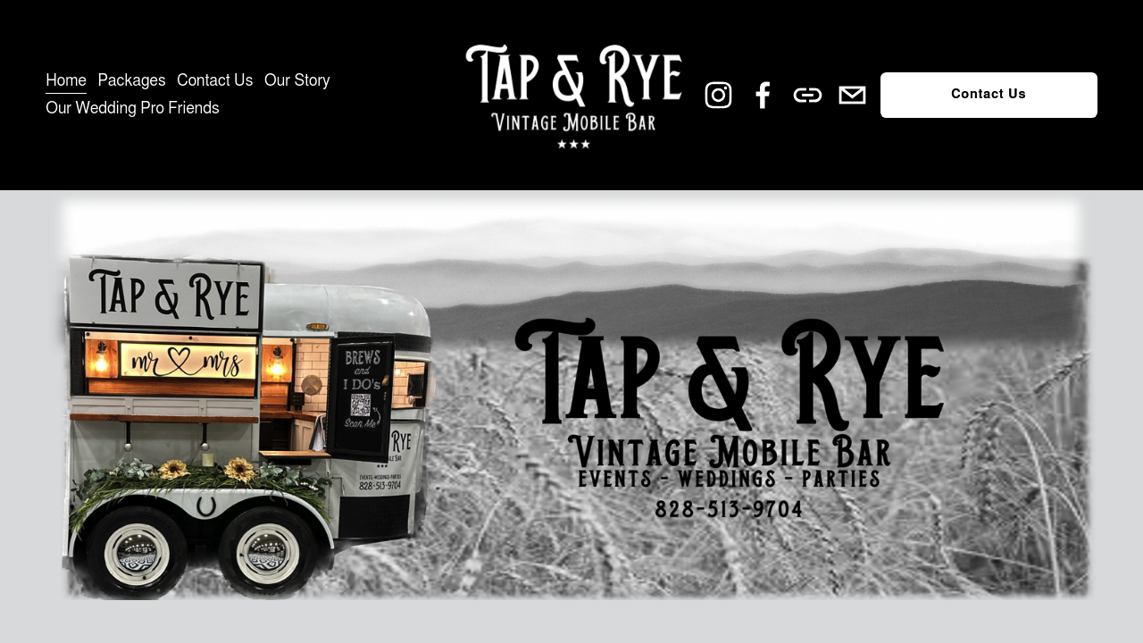 Tap & Rye Vintage Mobile Bar