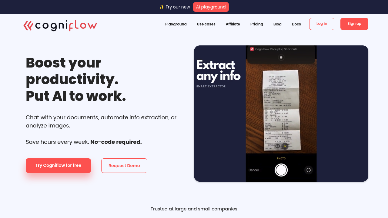 Cogniflow | No-code AI for busy people