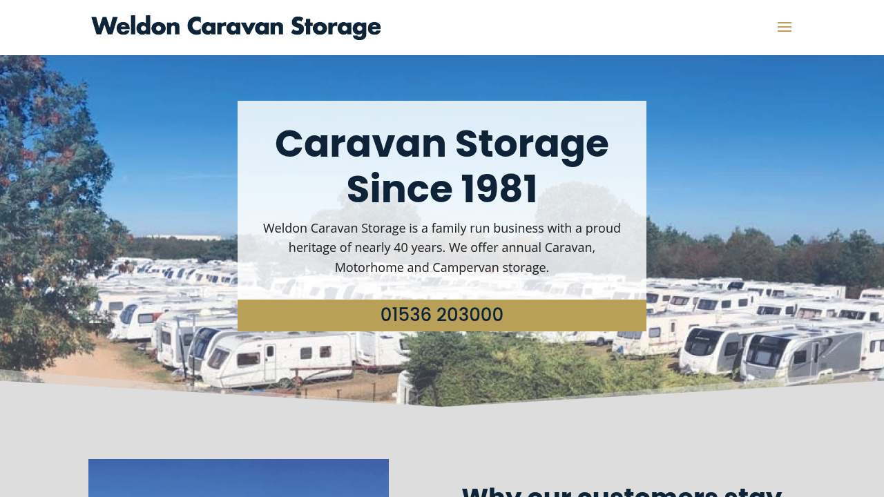 Weldon Caravan Storage