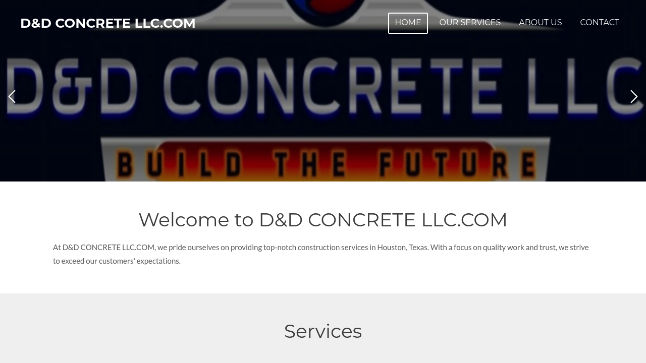D&D Concrete professional concrete services