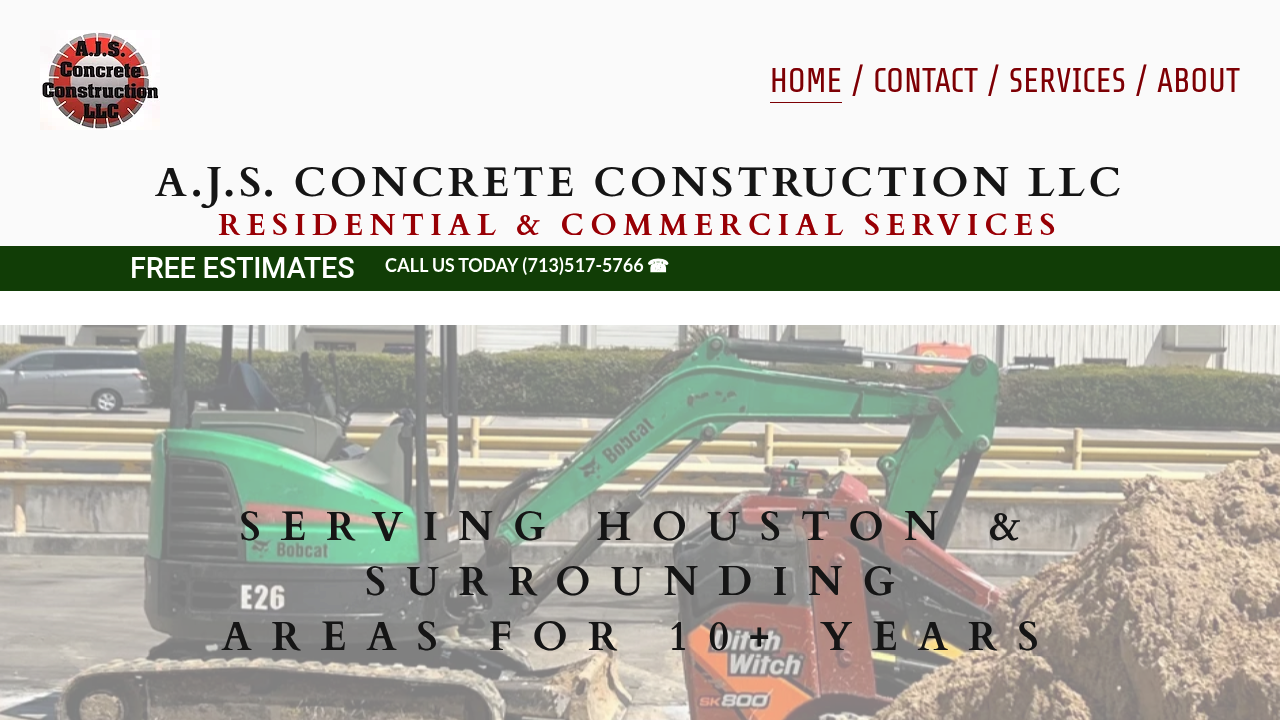 AJS Concrete Construction professional concrete services