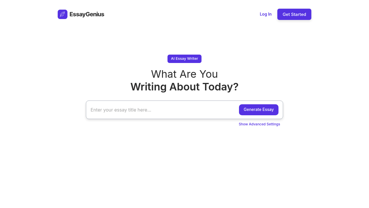 Essay Genius | Revolutionize Your Writing with the Most Advanced AI Essay Writer