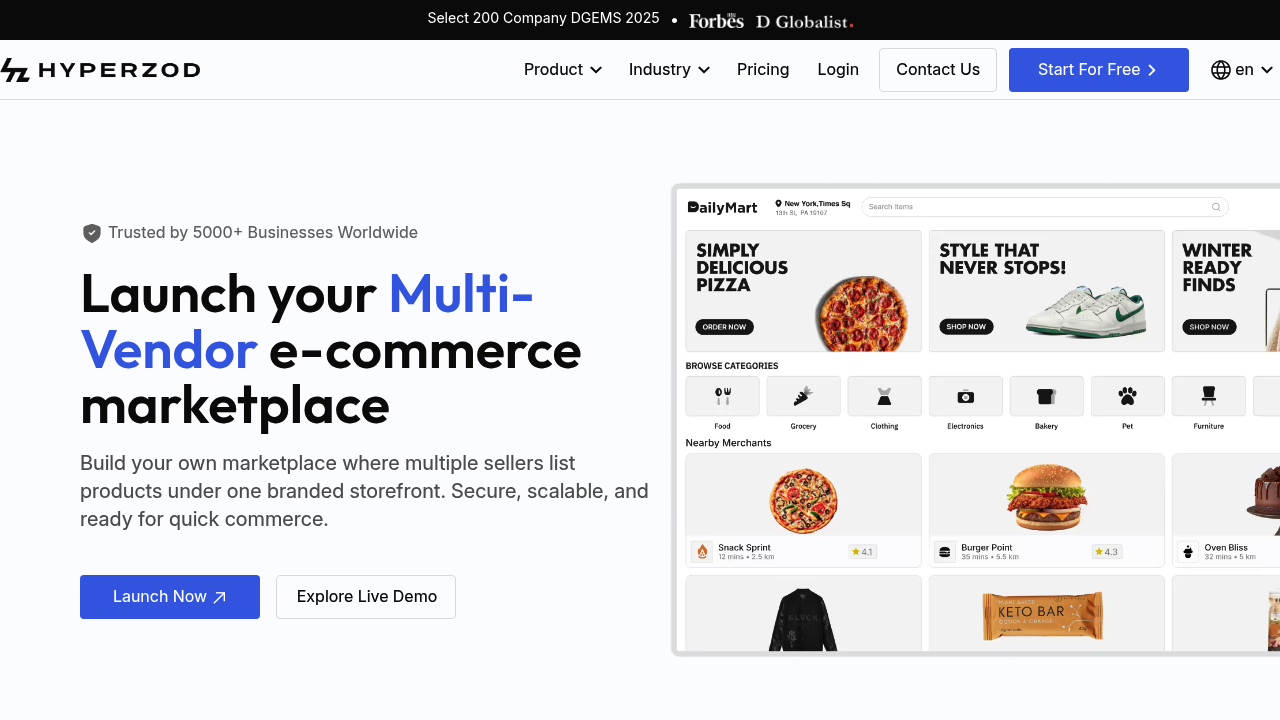 Desktop screenshot of Hyperzod software interface