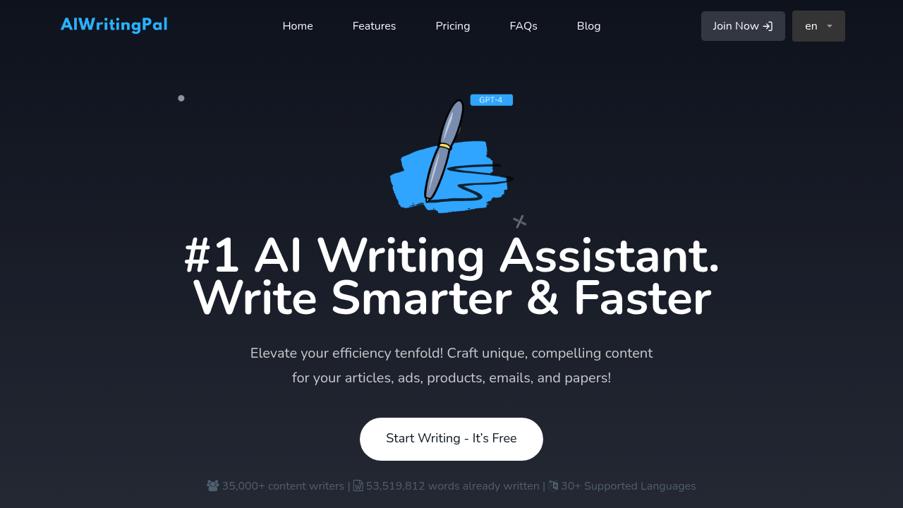 AIWritingPal - #1 AI Writing Assistant, Content Generator & Text To Speech