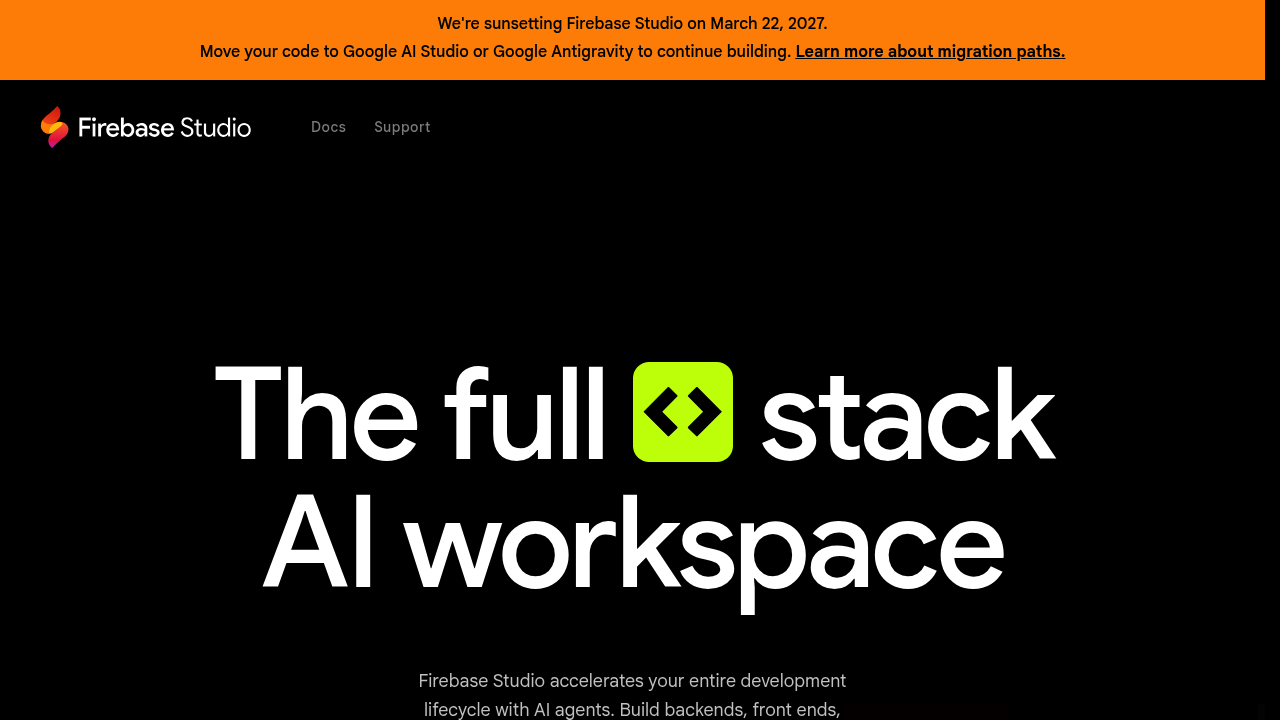 Firebase Studio