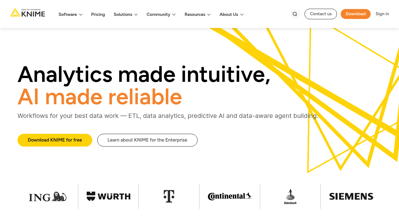 KNIME + AI