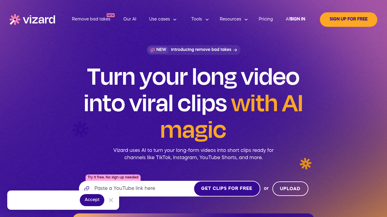 Vizard.ai | AI Video Editing and Clipping Tool