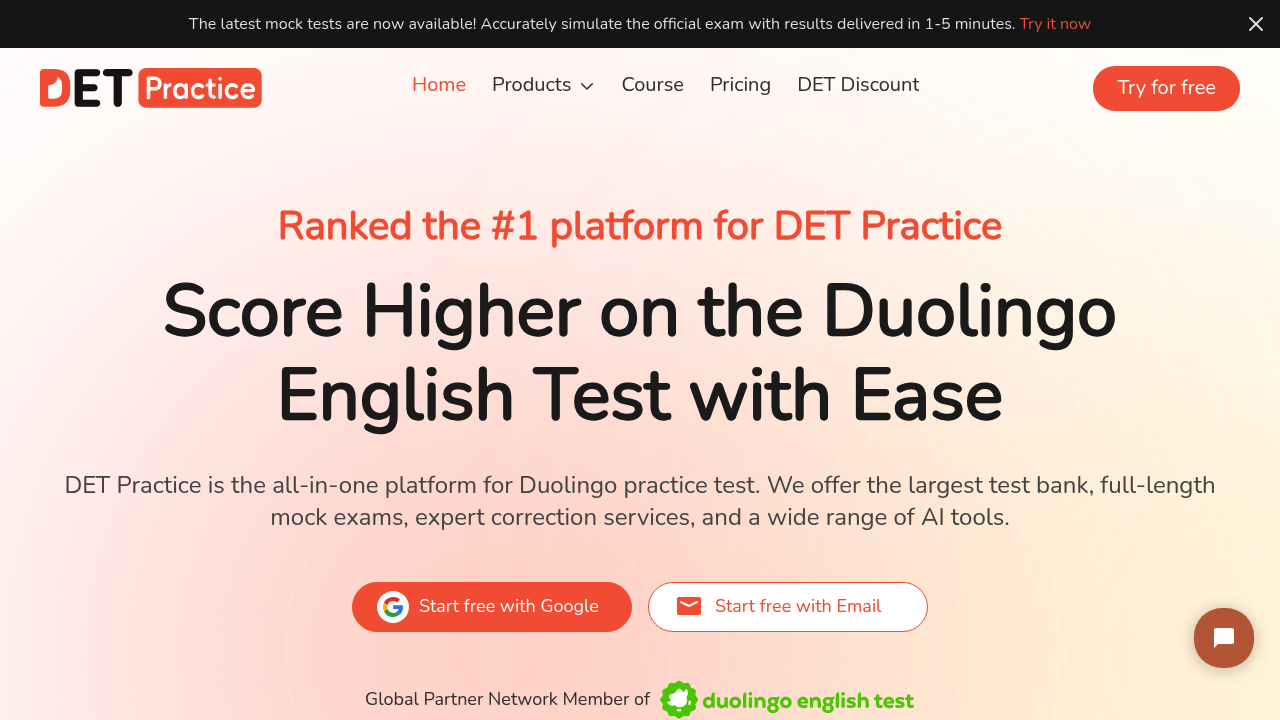 DET Practice - Ace the Duolingo English Test