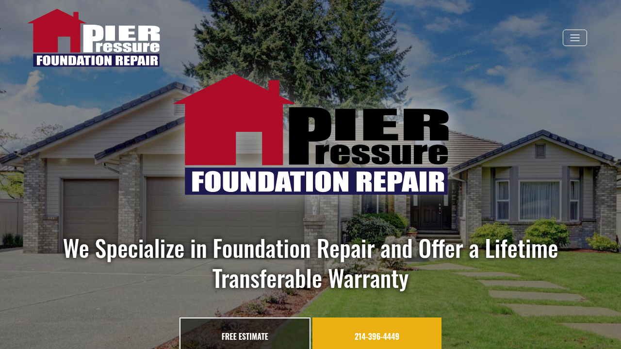 Pier Pressure Foundation Repair