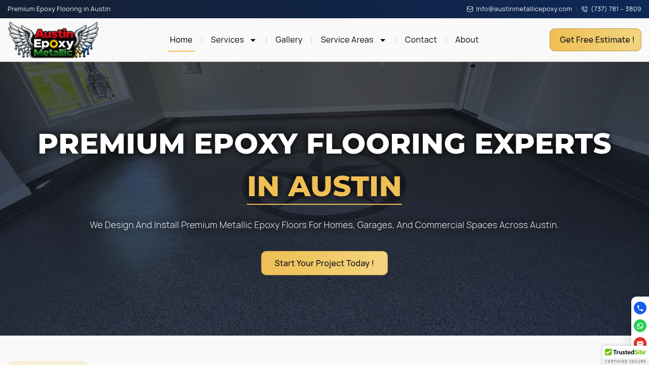 austin epoxy metallic professional concrete services