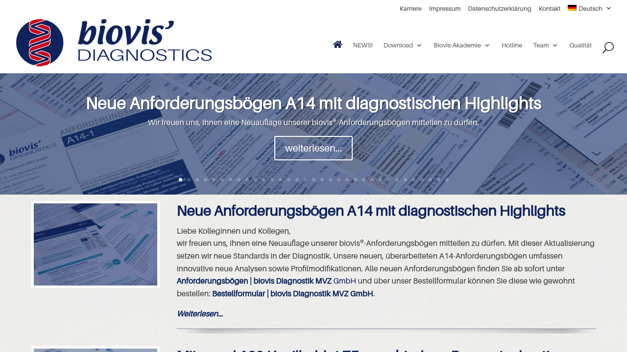 biovis Diagnostik MVZ GmbH | naturheilkundliche Labordiagnostik und Präventivmedizin