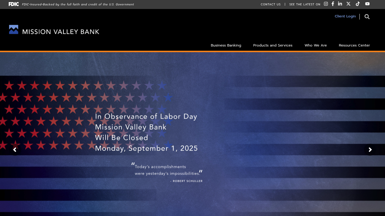 Mission Valley Bank (CA)