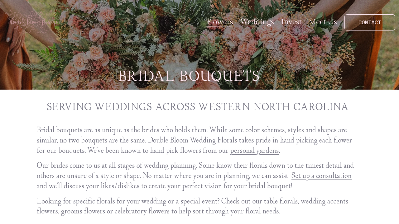Double Bloom Wedding Florals