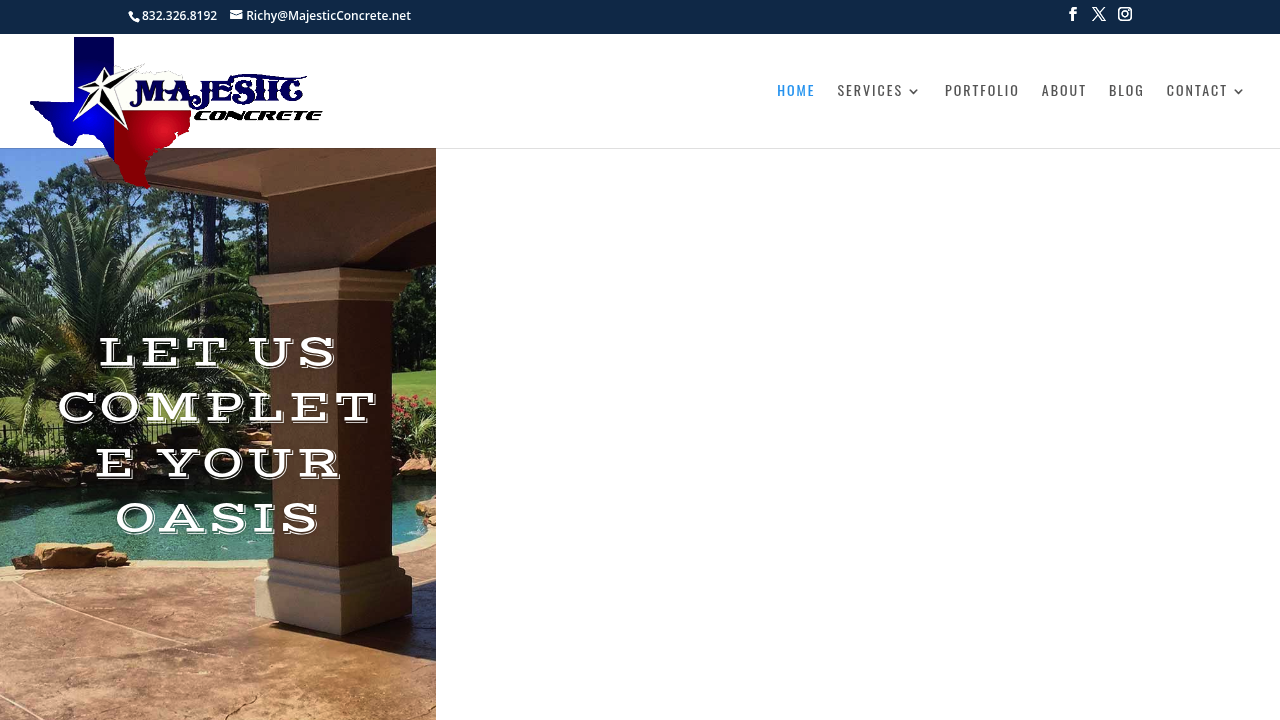 Majestic Concrete professional concrete services