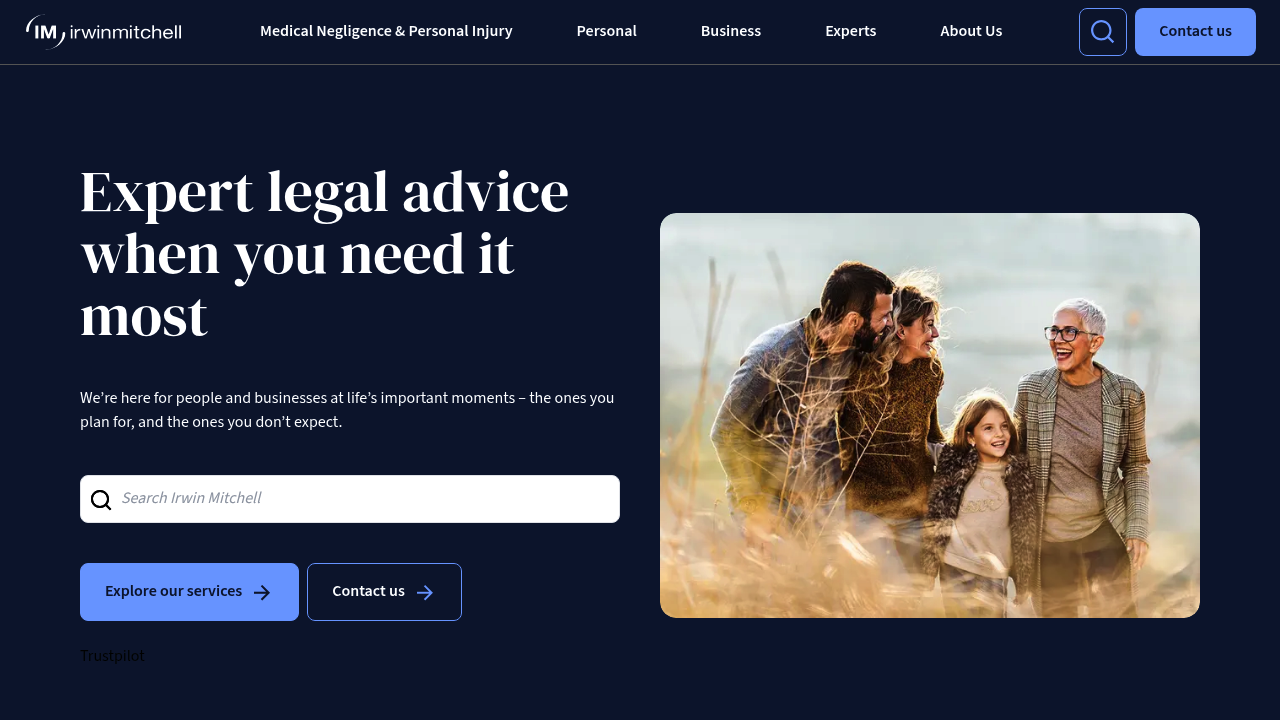 Irwin Mitchell business image