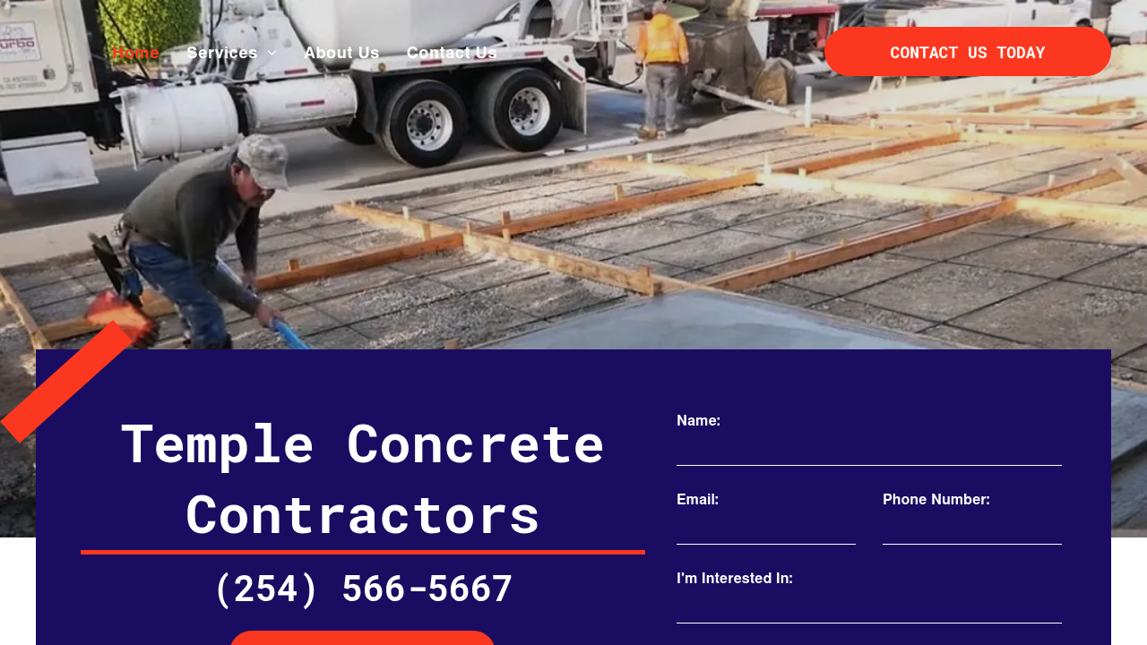 Temple Concrete Contractors