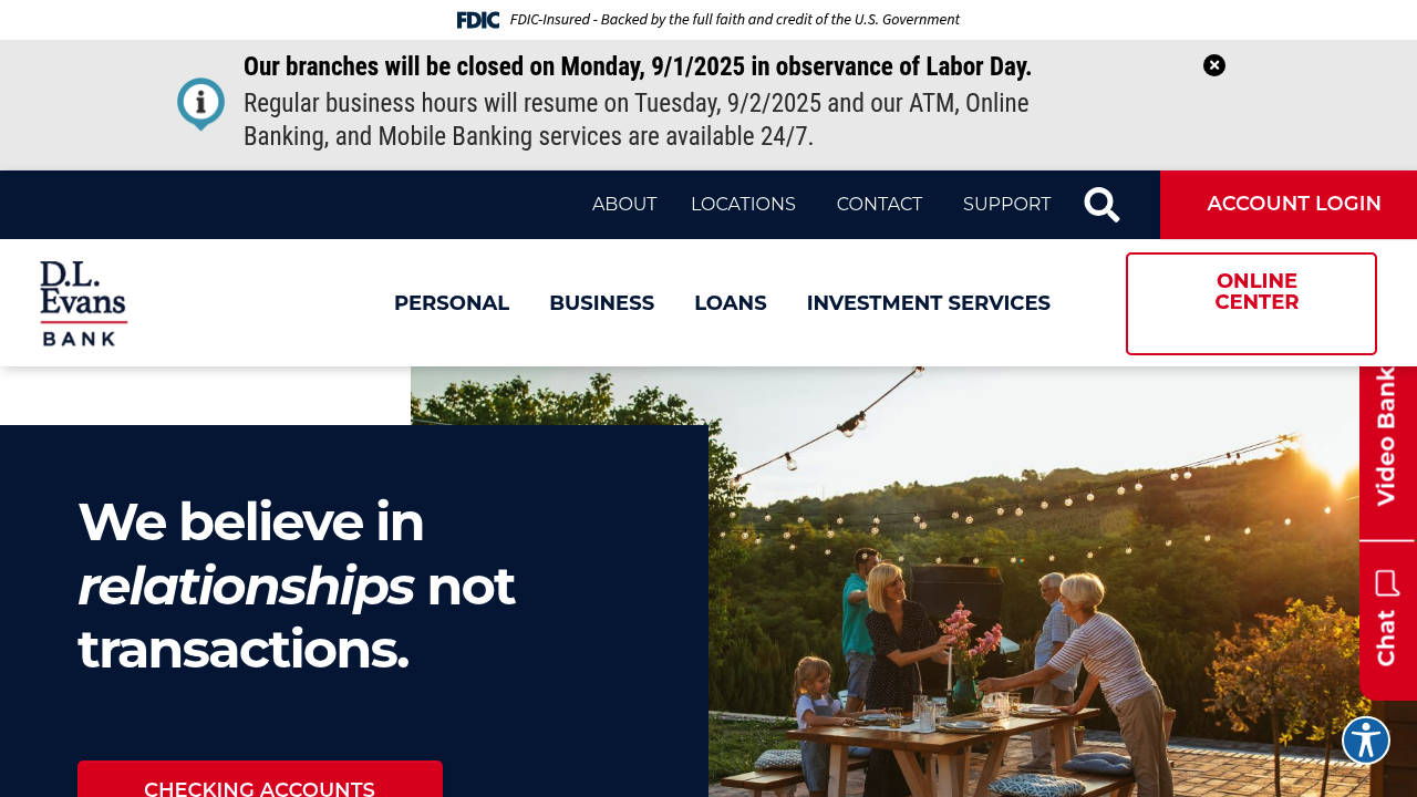 D. L. Evans Bank (ID)