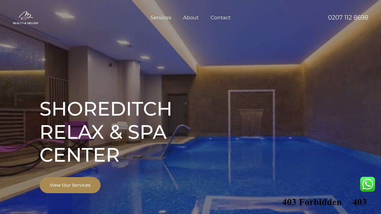 Beauty & Melody Spa London treatment room