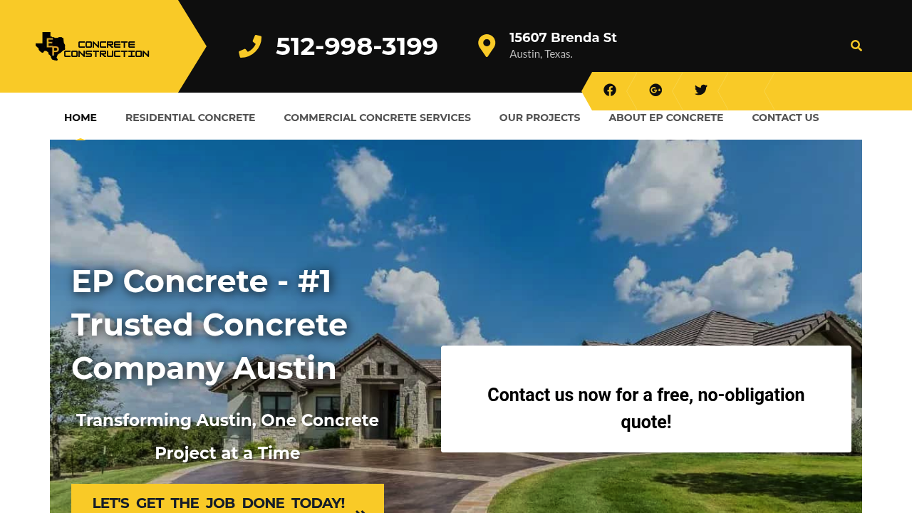 Ep Concrete Patios Austin