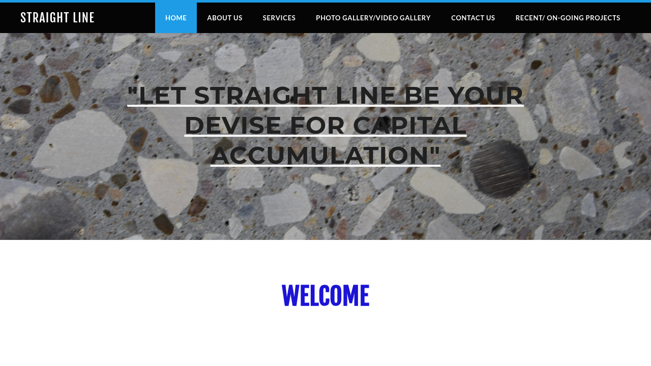 Straight Line professional concrete services