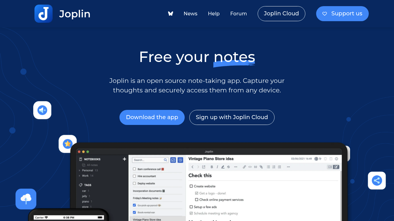Joplin: Open Source Note Taking
