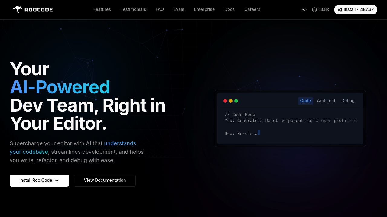 Roo Code – Your AI-Powered Dev Team in VS Code