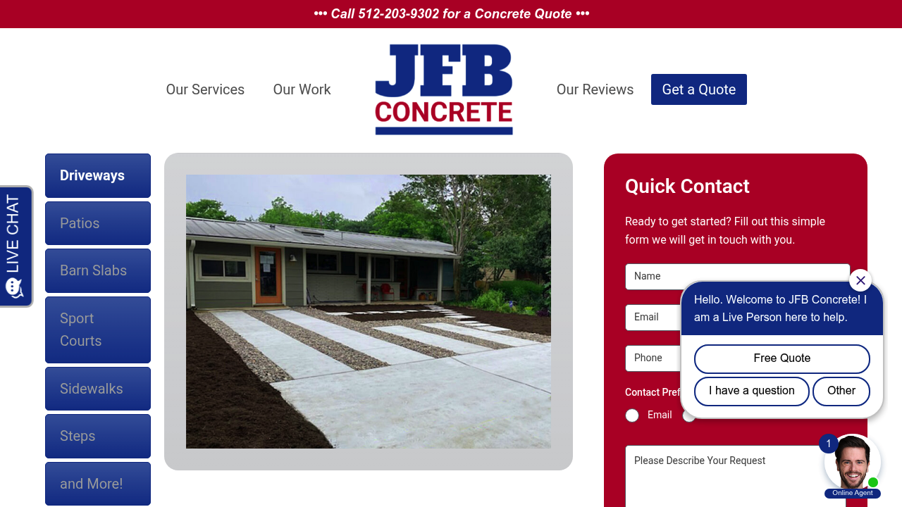 JFB Concrete professional concrete services