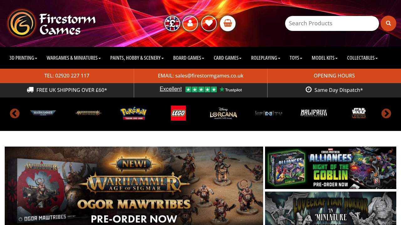 Firestorm Games Cardiff