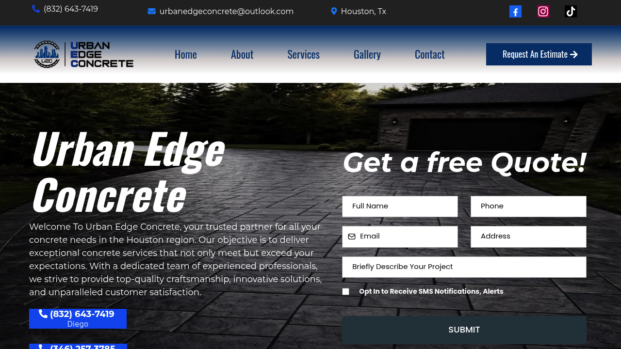 Urban Edge Concrete professional concrete services