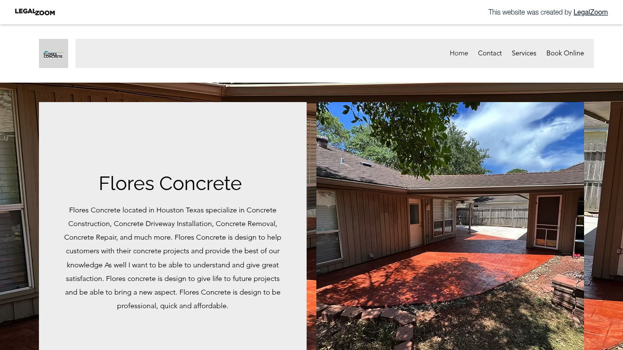 Flores Concrete Tx professional concrete services