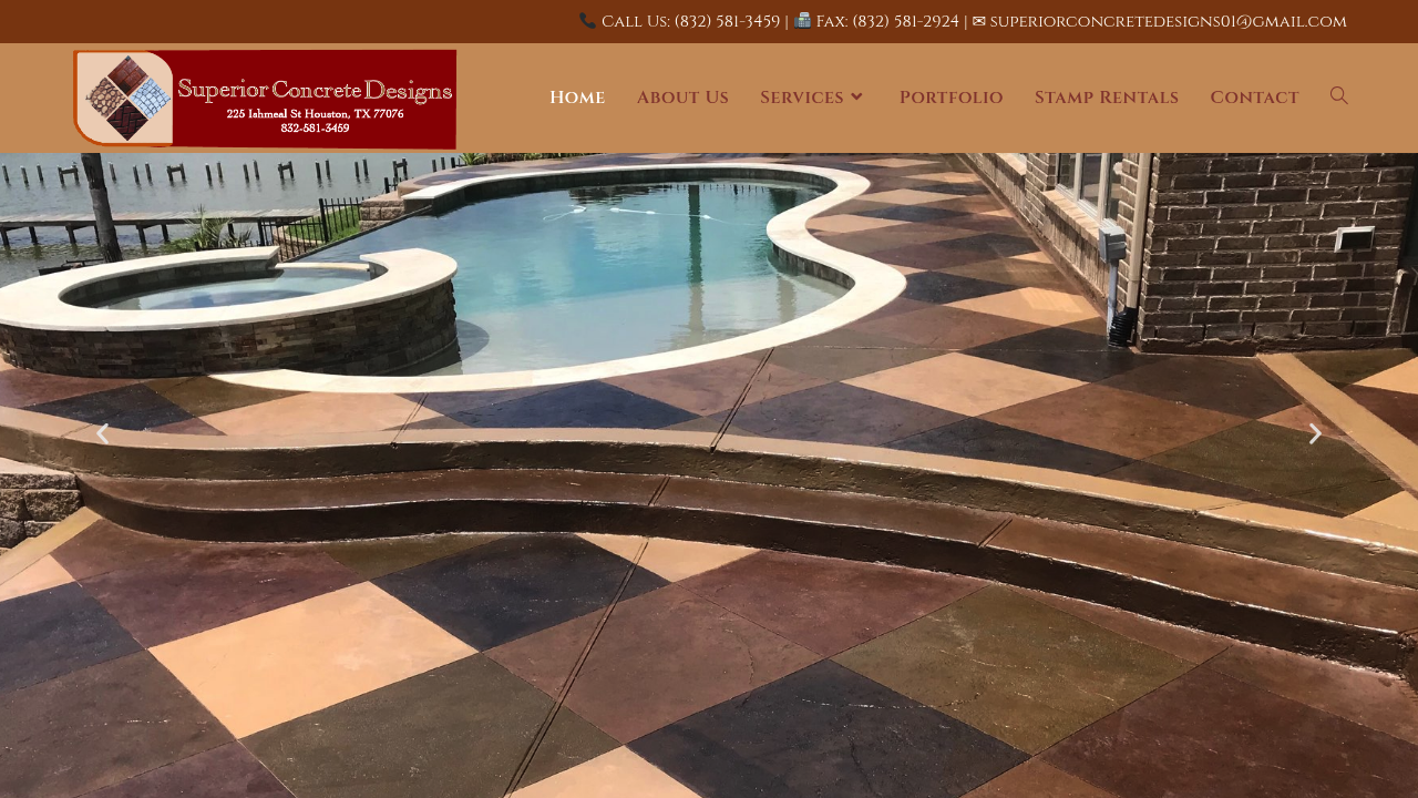 Superior Concrete Designs professional concrete services