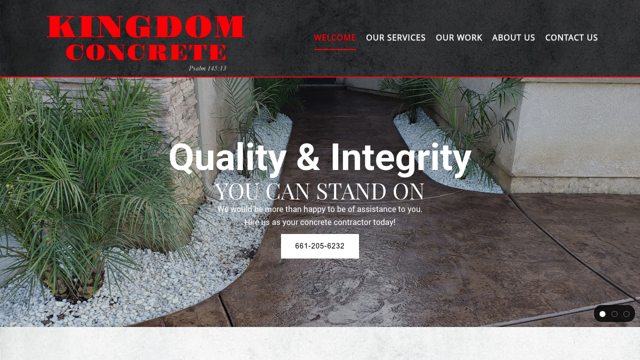 Kingdom Concrete professional concrete services