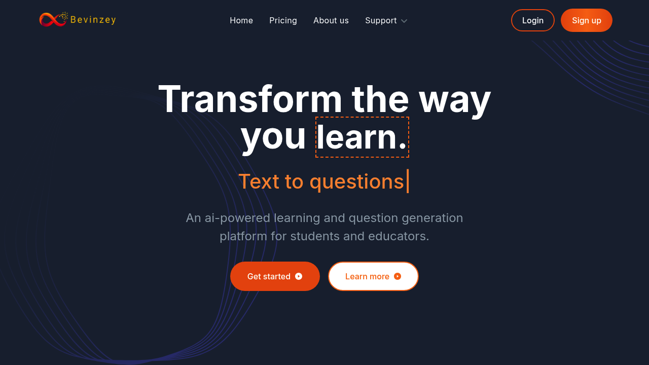 Bevinzey - Revolutionizing Education for Students and Educators