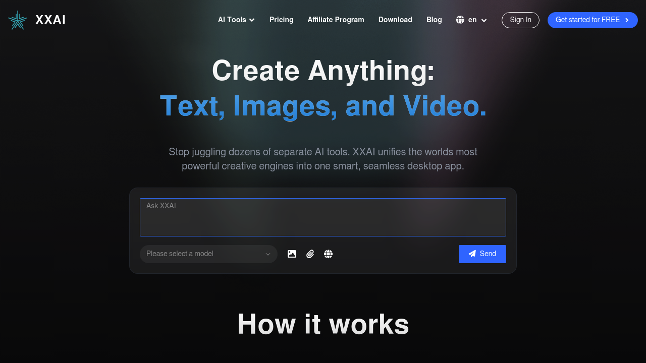 XXAI - The All-in-One AI App for Writing, Image & Video Creation
