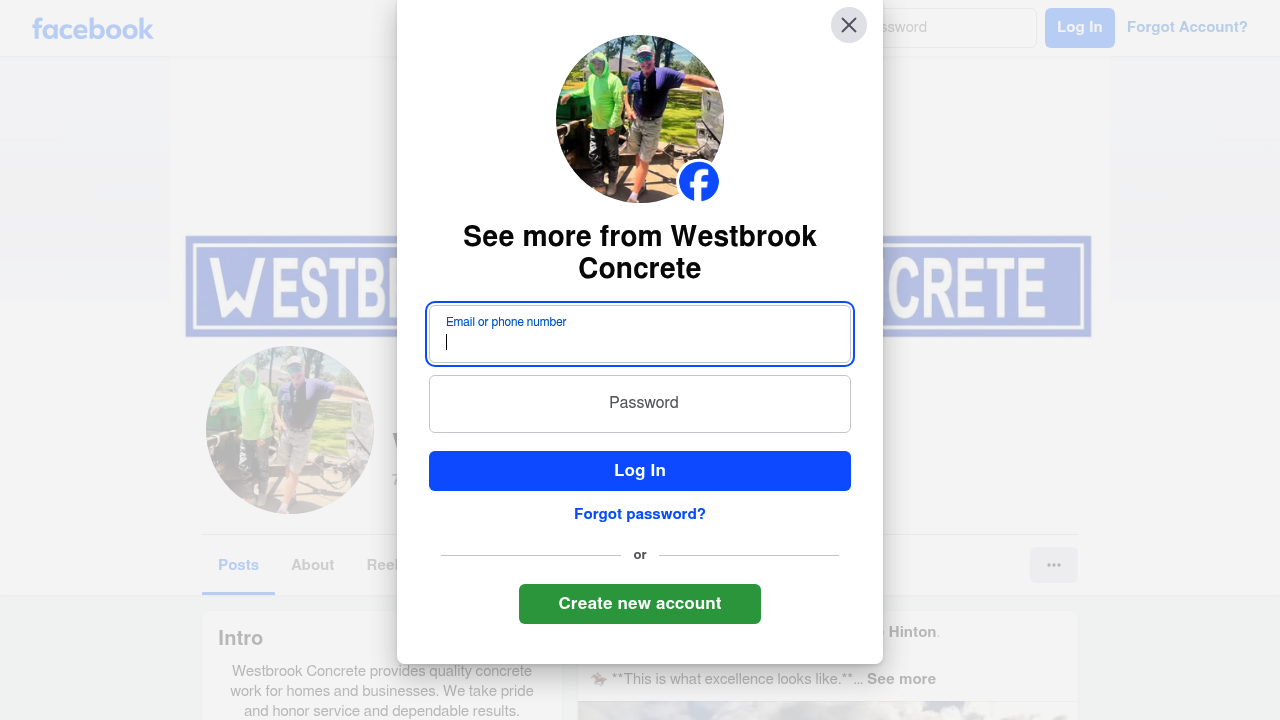 Westbrook Concrete Contractors